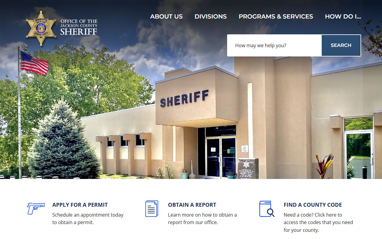 Jackson County Sheriff's Office website for recent bookings